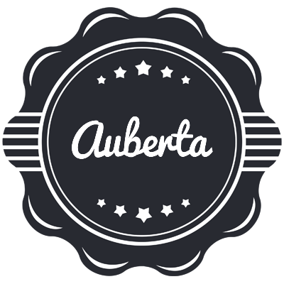 Auberta badge logo