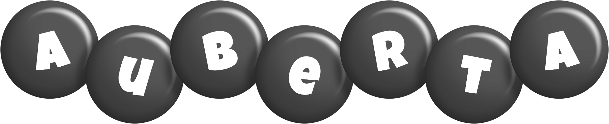 Auberta candy-black logo