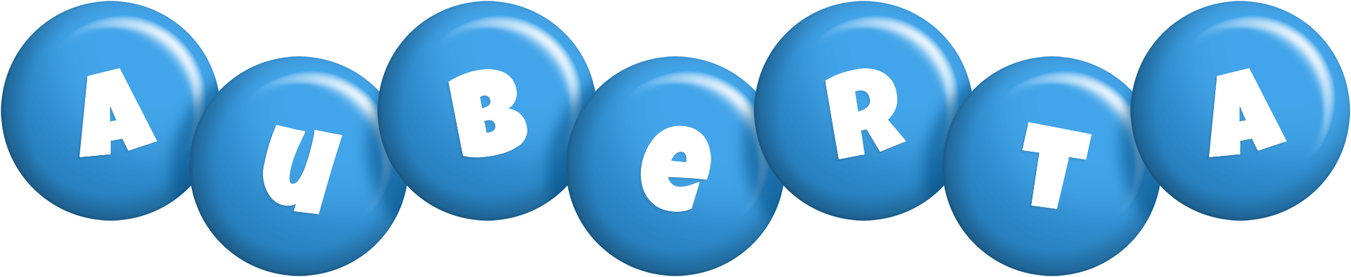 Auberta candy-blue logo
