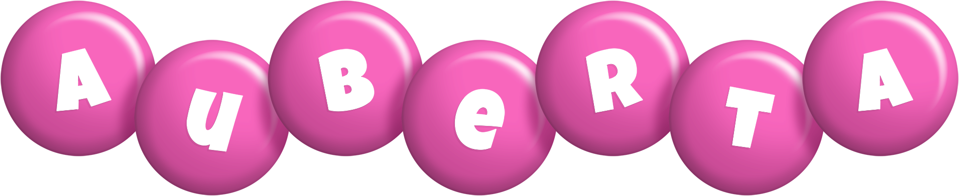 Auberta candy-pink logo
