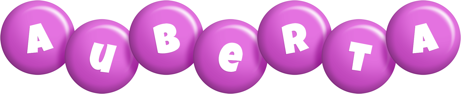 Auberta candy-purple logo