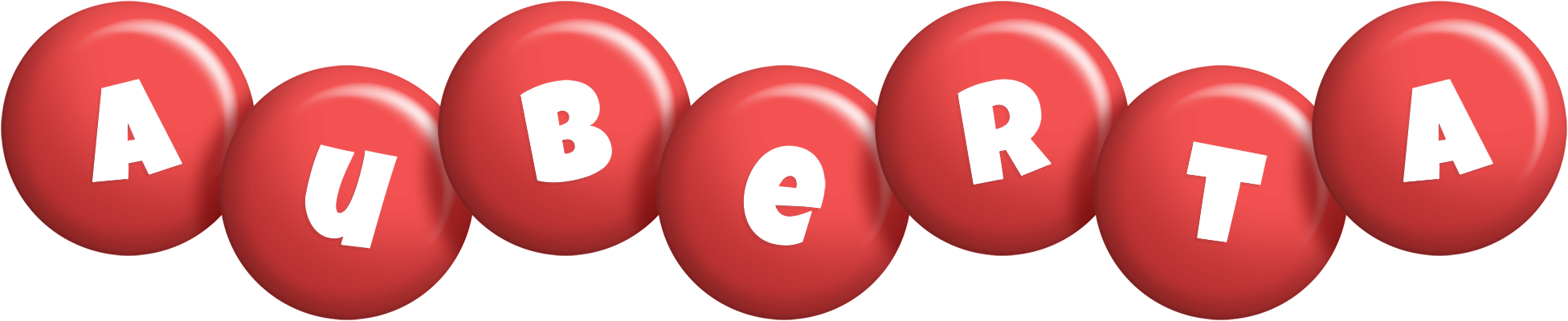Auberta candy-red logo