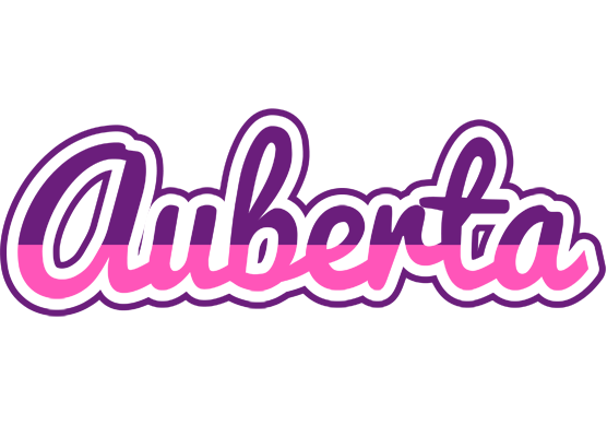 Auberta cheerful logo
