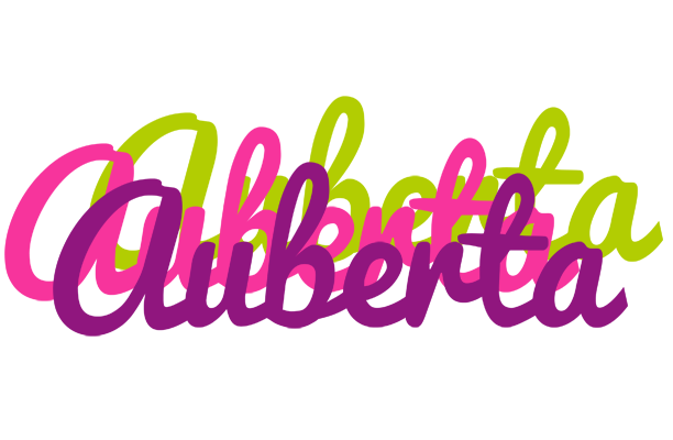 Auberta flowers logo