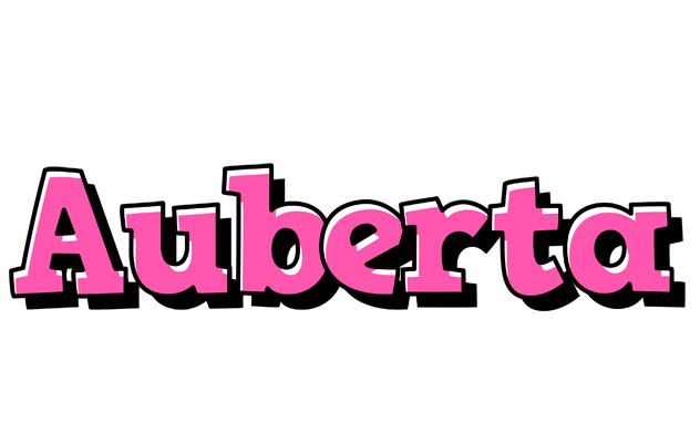 Auberta girlish logo