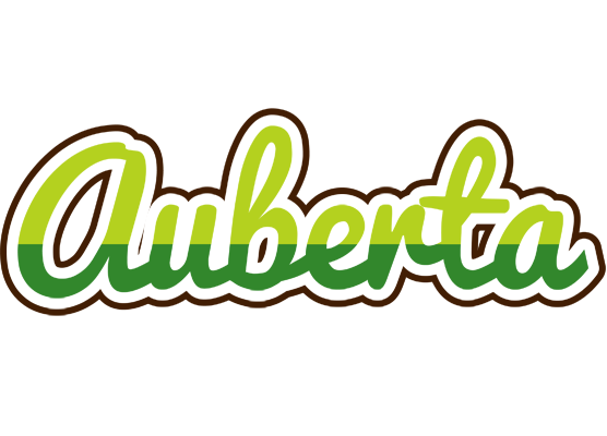 Auberta golfing logo