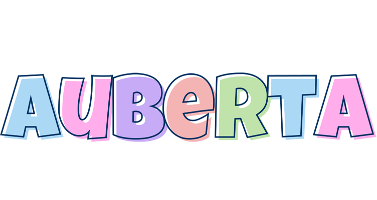 Auberta pastel logo