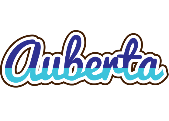 Auberta raining logo