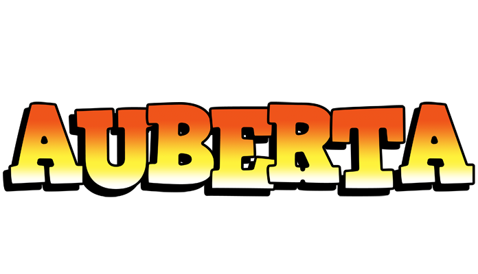Auberta sunset logo