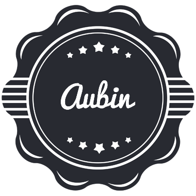 Aubin badge logo