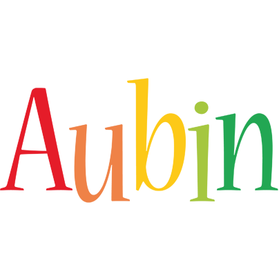 Aubin birthday logo