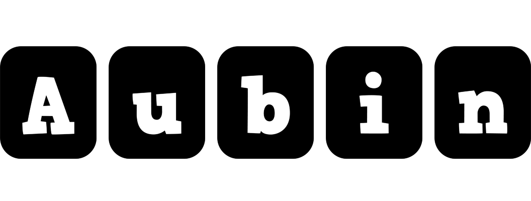 Aubin box logo