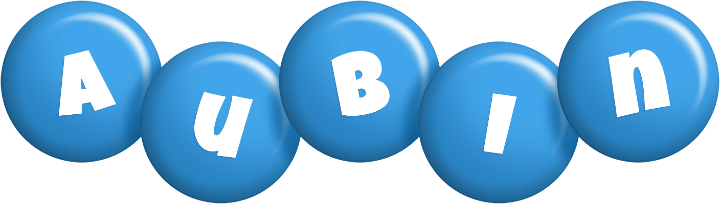 Aubin candy-blue logo