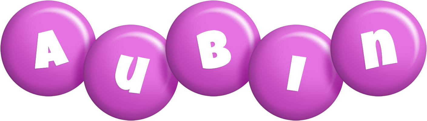 Aubin candy-purple logo
