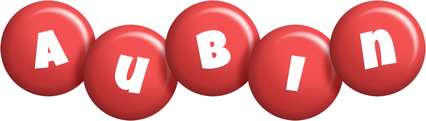 Aubin candy-red logo