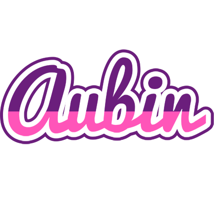 Aubin cheerful logo