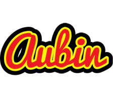 Aubin fireman logo