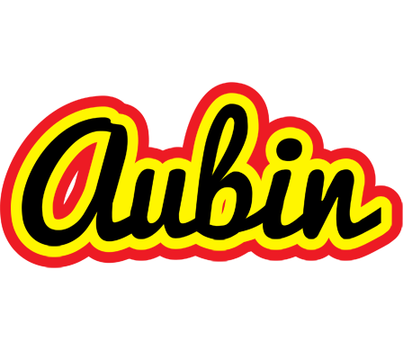 Aubin flaming logo