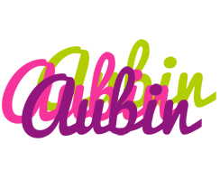 Aubin flowers logo