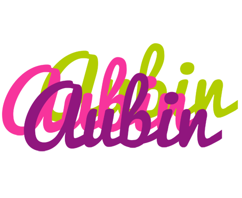 Aubin flowers logo
