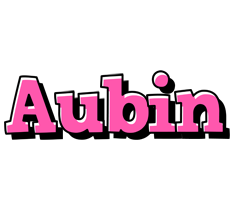 Aubin girlish logo