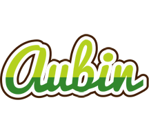 Aubin golfing logo