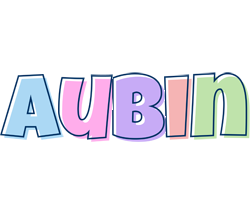 Aubin pastel logo