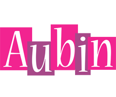 Aubin whine logo