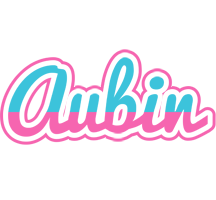 Aubin woman logo