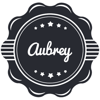 Aubrey badge logo