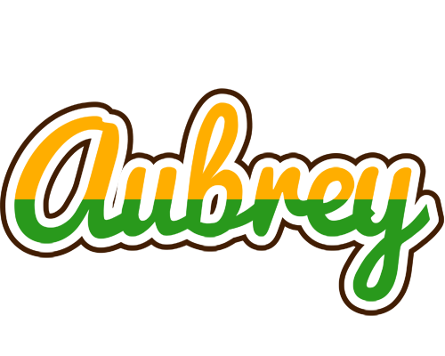 Aubrey banana logo