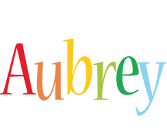 Aubrey birthday logo