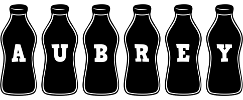 Aubrey bottle logo