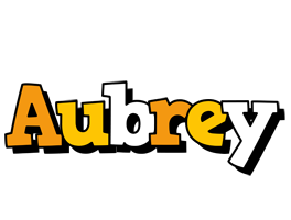 Aubrey cartoon logo