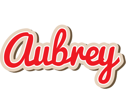 Aubrey chocolate logo