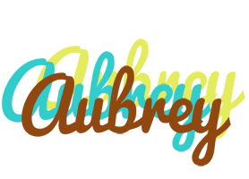 Aubrey cupcake logo