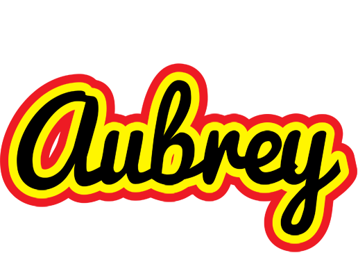 Aubrey flaming logo