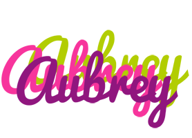 Aubrey flowers logo