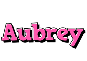 Aubrey girlish logo