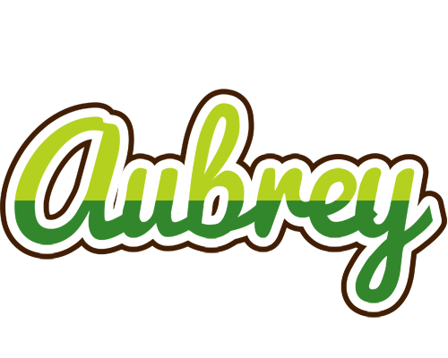 Aubrey golfing logo