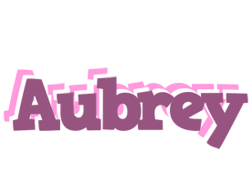 Aubrey relaxing logo