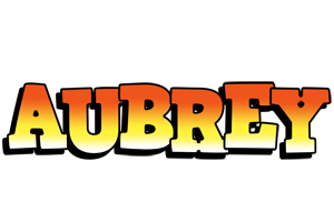 Aubrey sunset logo