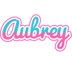 Aubrey woman logo