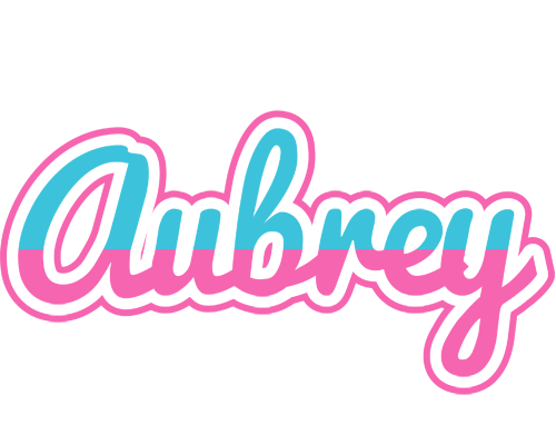 Aubrey woman logo