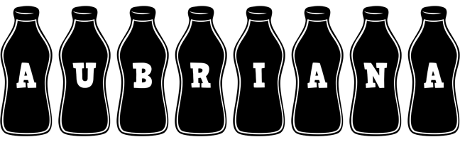 Aubriana bottle logo