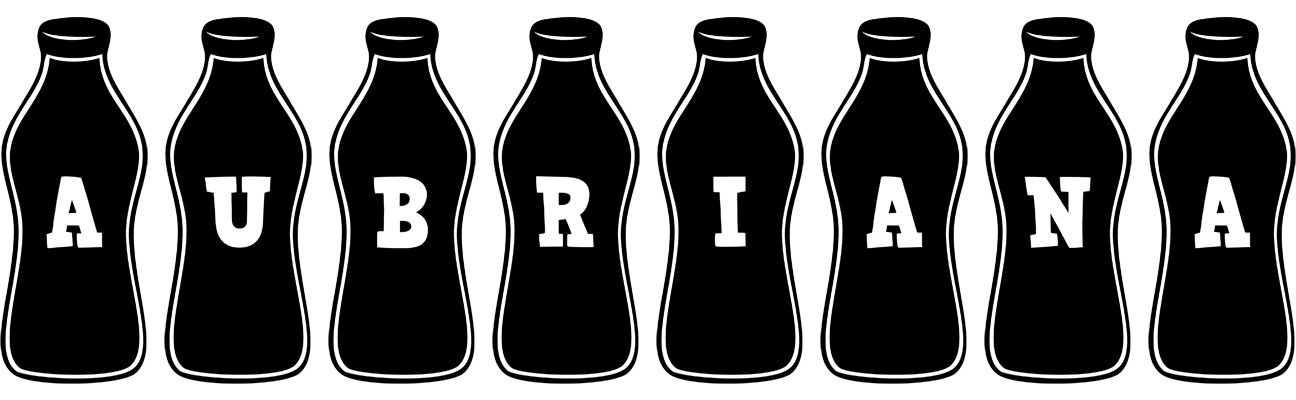 Aubriana bottle logo