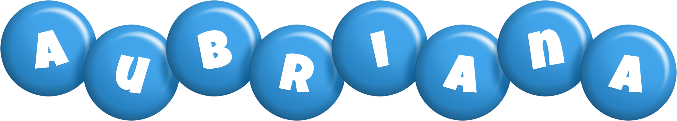 Aubriana candy-blue logo
