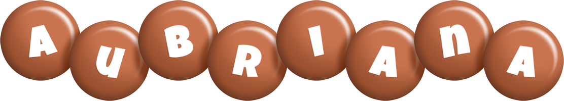 Aubriana candy-brown logo