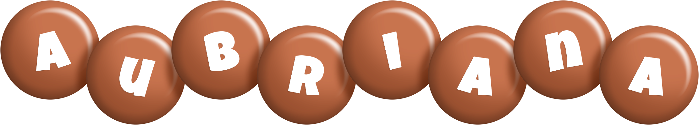 Aubriana candy-brown logo