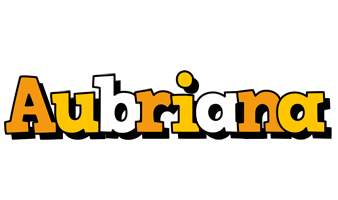 Aubriana cartoon logo